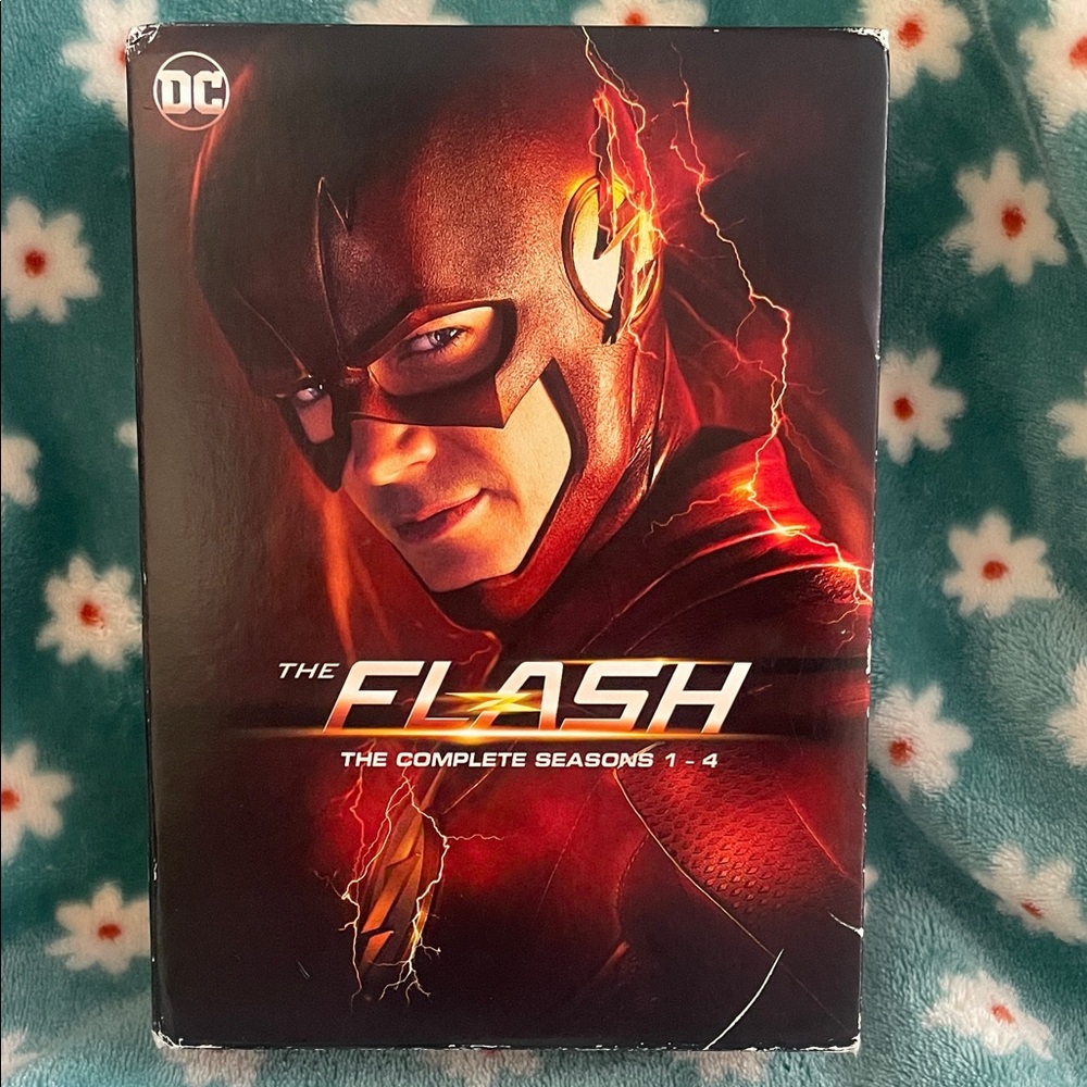 DC The Flash Seasons 1-4 DVD Set - Red and Black